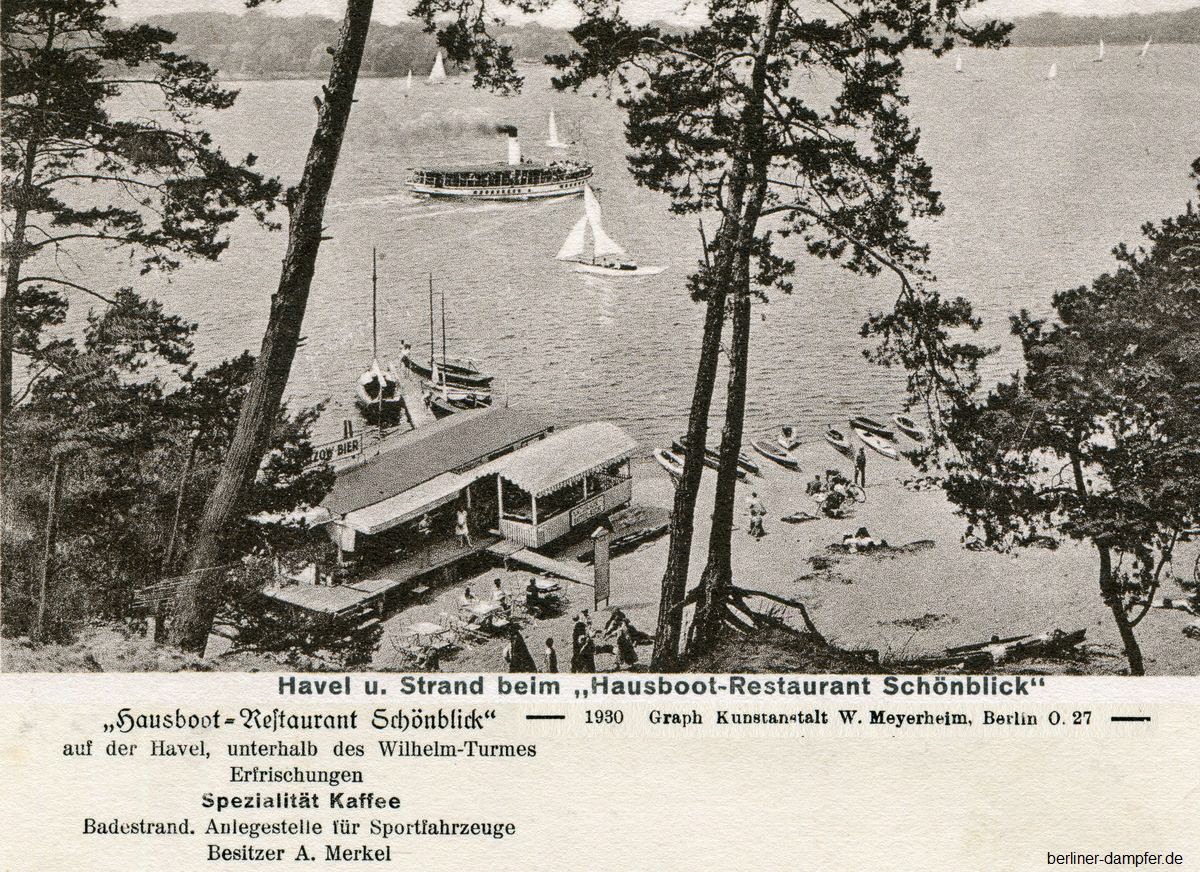 1930 Schoenblick Hausboot-Restaurant klein a