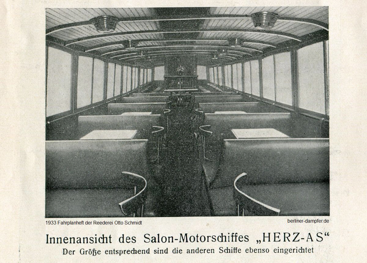 1933 Reederei Otto Schmidt Fahrplan - 09 - Herz-As