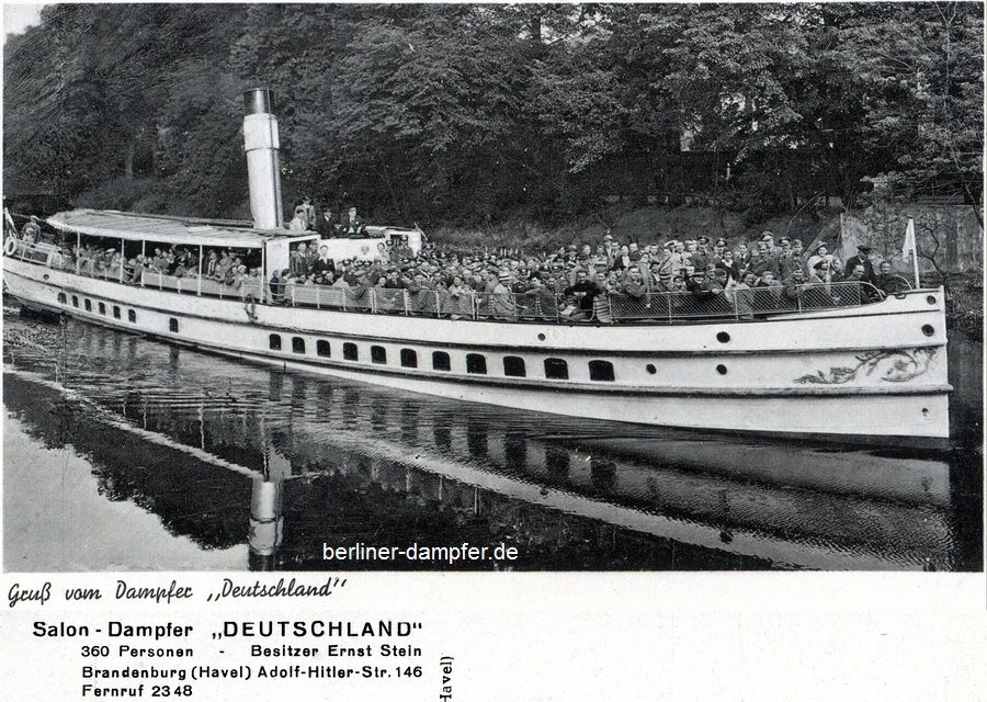 19xx Dampfer Deutschland klein