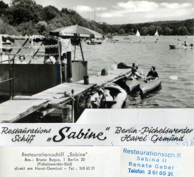 19xx Restaurantschiff Sabine
