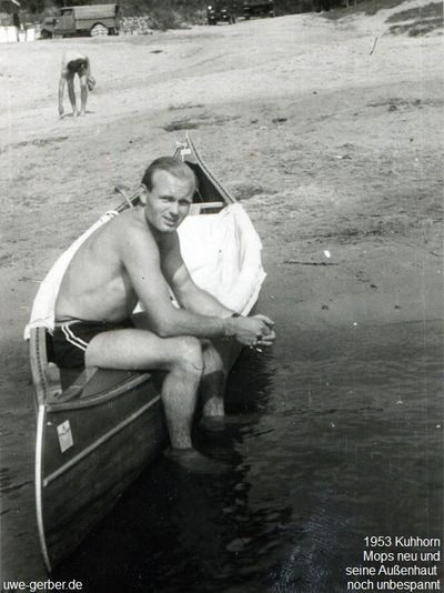 1953 Mops neu und unbespannt am Kuhhorn