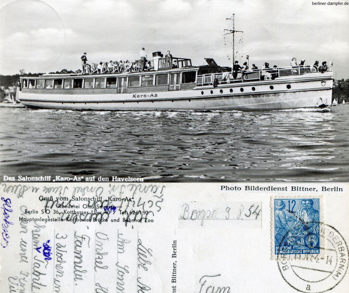1954-08-09 Karo-As Salonschiff klein