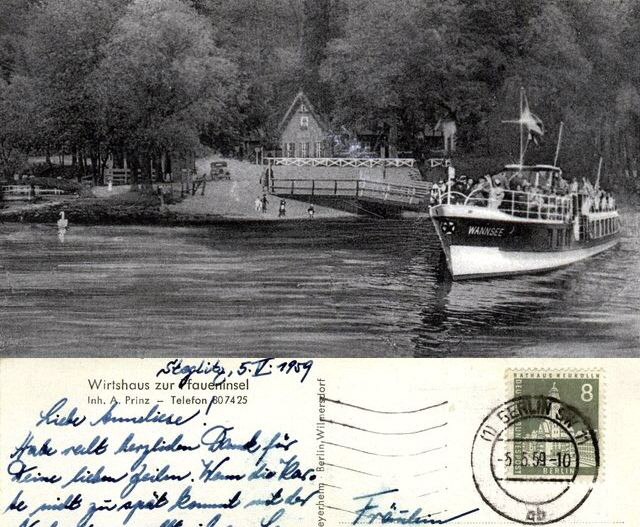 1959 Pfaueninsel-Dampfer Wannsee