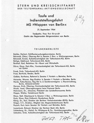 1964-09-21 Wappen-v-Berlin Schiffstaufe Teilnehmerliste BILD