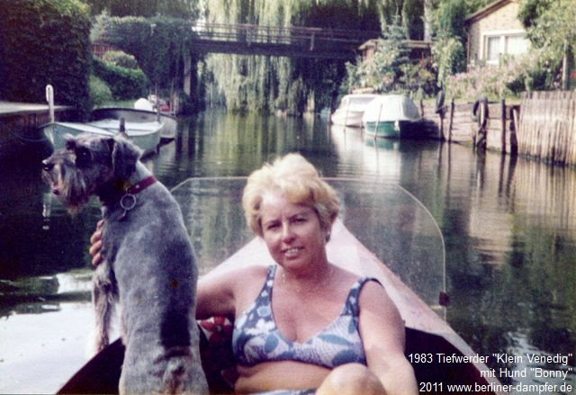 1983 mit Hund BonnyTiefwerder-Klein Venedig